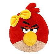 Angry Birds Red Girl 16-Inch Talking Plush